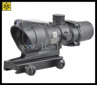 ACOG red illumination optical fiber scope