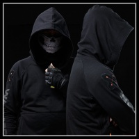 Samurai hooded sweatshirt