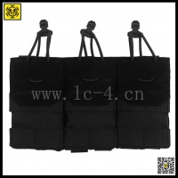 Dual purpose 5.56 triple magazine pouch